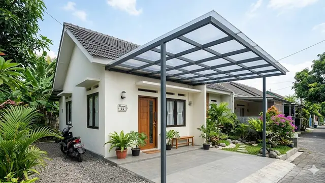 Model Kanopi Teras Simpel