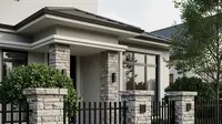 7 Rumah Kecil Tapi Mewah dengan Pagar Besi Hitam Doff Minimalis untuk Tampilan Elegan di 2025