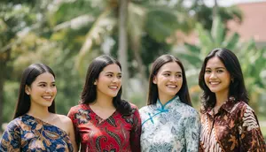 Model Batik Blus Wanita Muda Kekinian. Foto: Gemini