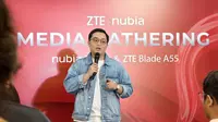 Marketing Manager ZTE Mobile Indonesia Bernadus Agung. (Liputan6.com/Agustinus M. Damar)