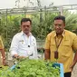 Mentan Syahrul Yasin Limpo saat kunjungan kerja ke Kabupaten Gresik. (Dian Kurniawan/Liputan6.com)