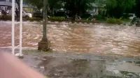 Depan Balai Samudra Banjir 40 cm, Kendaraan Tak Bisa Melintas