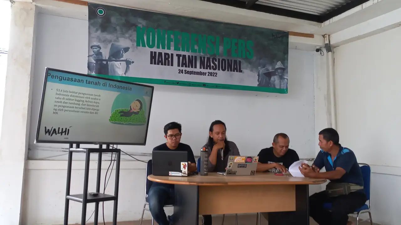 Konferensi pers hari tani