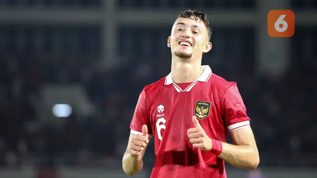 Foto: Selebrasi Penuh Makna Ivar Jenner setelah Lesatkan Gol untuk Kemenangan Timnas Indonesia U-23 di Kualifikasi Piala Asia U-23 2024