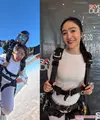 Intip keseruan Febby Rastanty jajal skydiving dengan wajah yang glowing (@febbyrastanty)