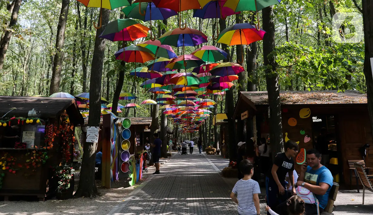Suasana Edenland Park di Balotesti, Rumania, Rabu (4/10/2023). (Liputan6.com/Herman Zakharia)