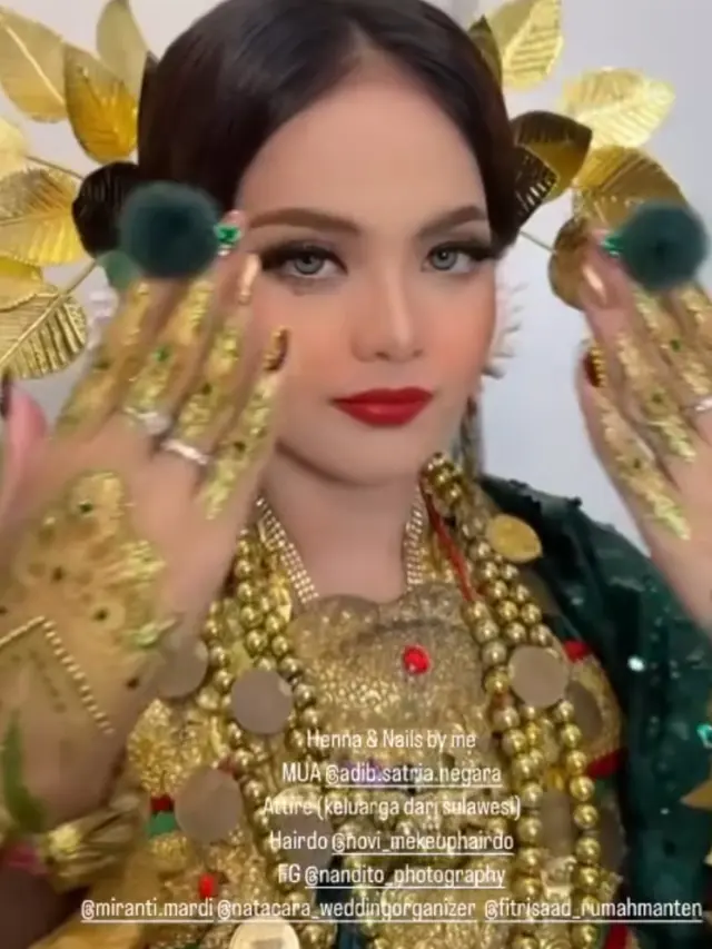 Tampilan Putri Isnari Jelang Pernikahan