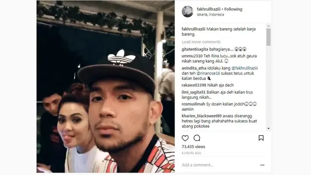 Rina Nose dan Fakhrul Razi