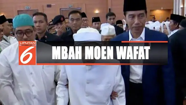 Presiden Joko Widodo turut berduka cita atas wafatnya Mbah Moen. Presiden Jokowi sudah meminta KBRI Makkah untuk membantu mengurus kepulangan jenazah Mbah Moen.