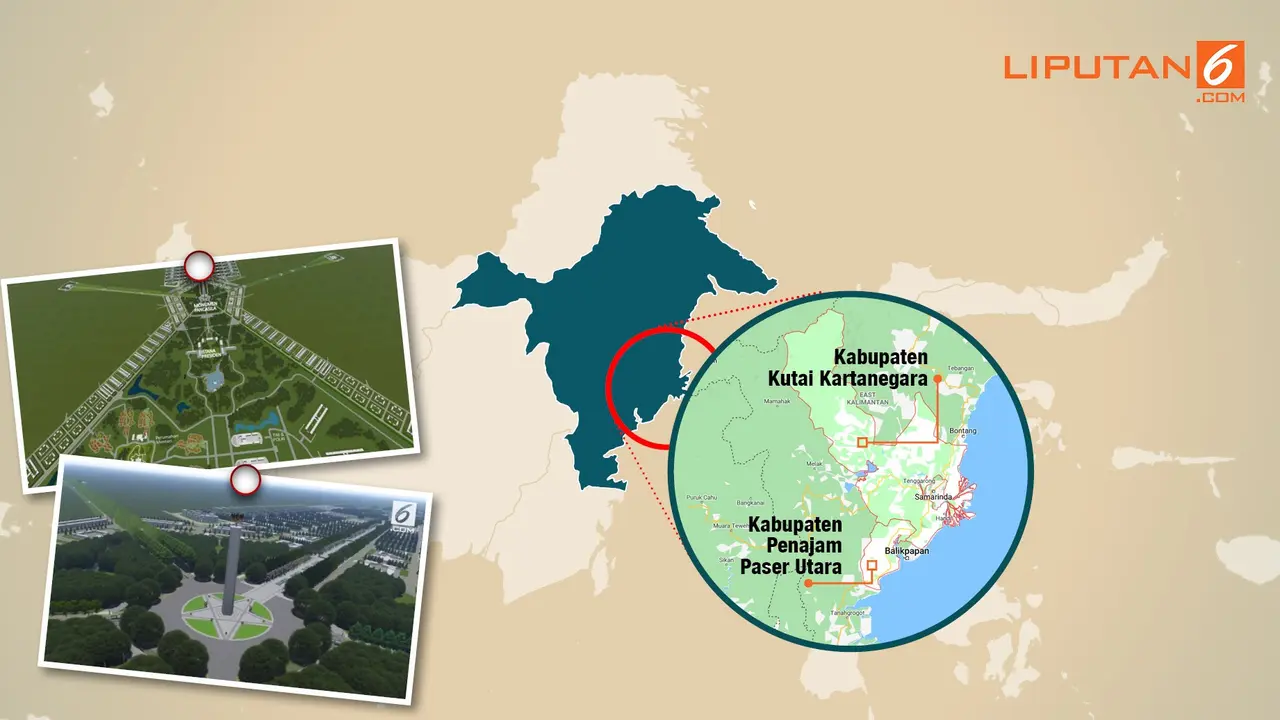 Banner Infografis Swasta Kuasai Lahan di Ibu Kota Baru