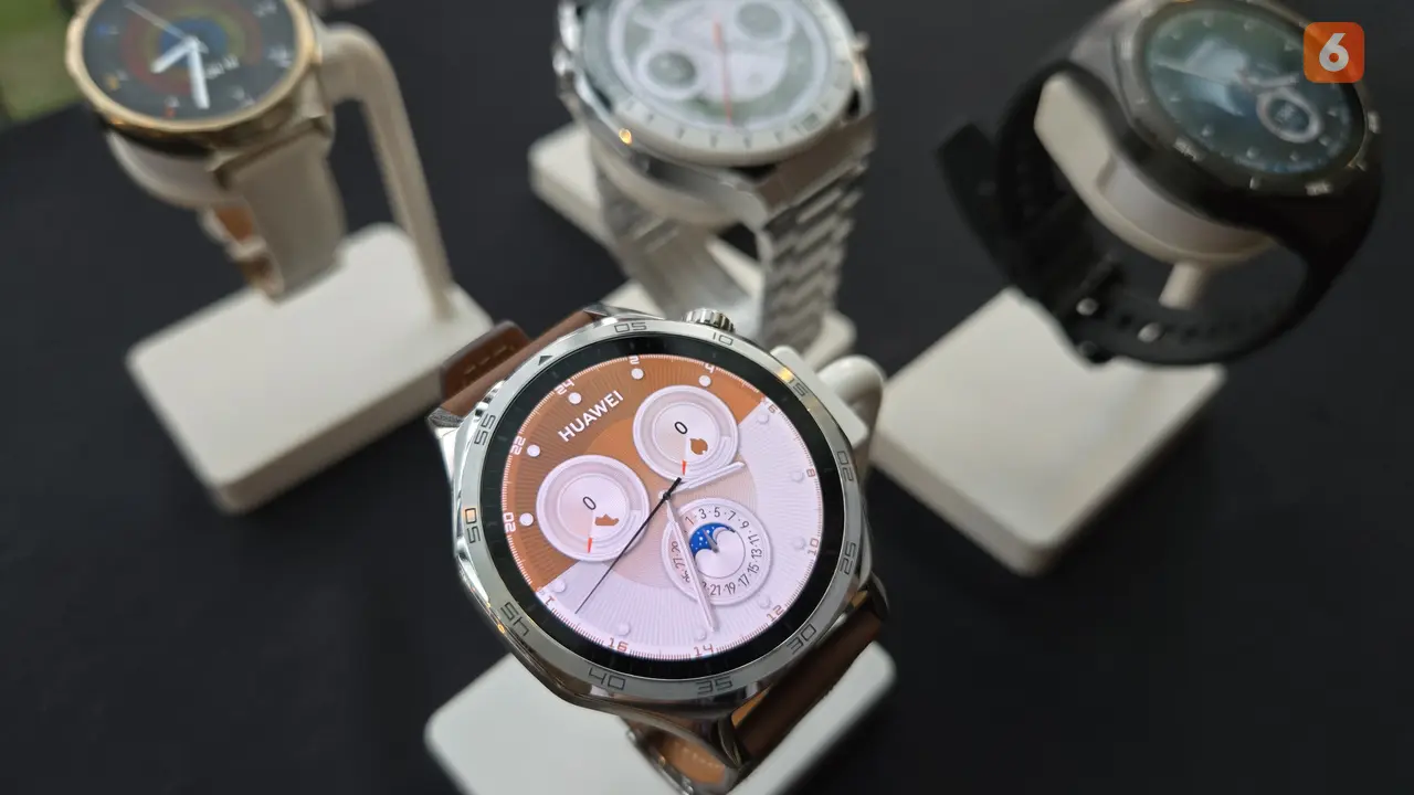 Huawei Watch GT 5 dibekali fitur emotional wellbeing assistant yang mampu mengenali mood si pengguna tiap 10 menit (Liputan6.com/Agustin Setyo Wardani).
