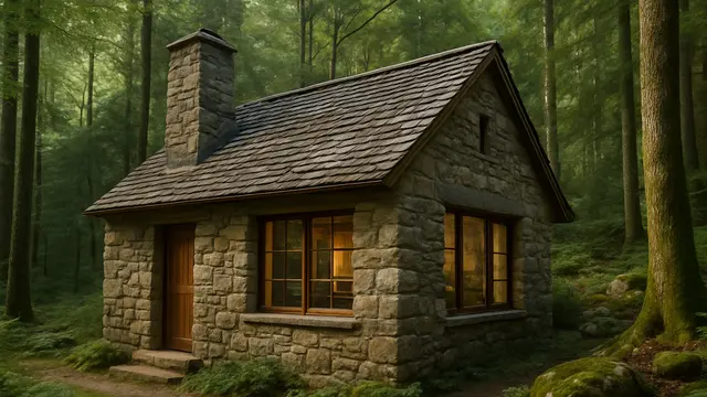 Rumah Sederhana tapi Indah di Hutan 2025 (Foto: ChatGPT)