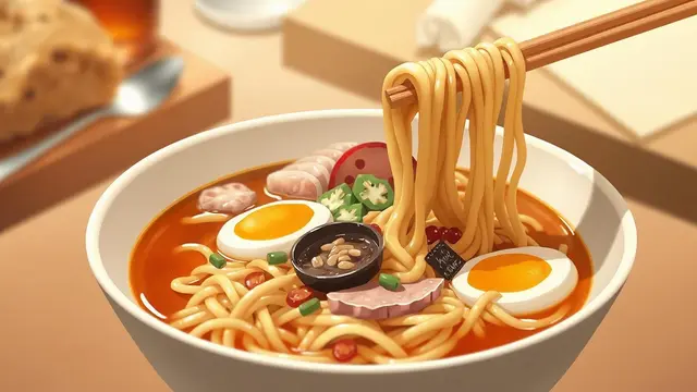 Mie instan memang seenak itu tapi juga berisiko. Inilah alasan kamu harus membatasi makan mie instan jika tak ingin sederet penyakit berbahaya mengintai hidup kamu (Ilustrasi by AI)