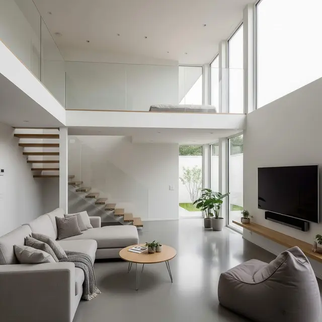 Rumah Sederhana 2 Lantai Minimalis dengan Area Netflix & Chill