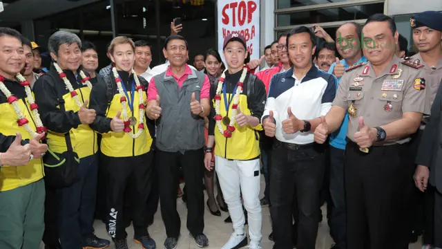 Kevin Sanjaya, Marcus Gideon, Menpora Imam Nahrawi, Bulutangkis Indonesia, Bola.com