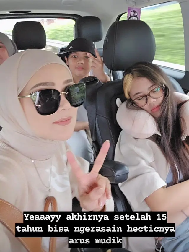 Ahmad Dhani dan Mulan Jameela mudik Lebaran ke Bandung. [Foto: Instagram/mulanjameela1]