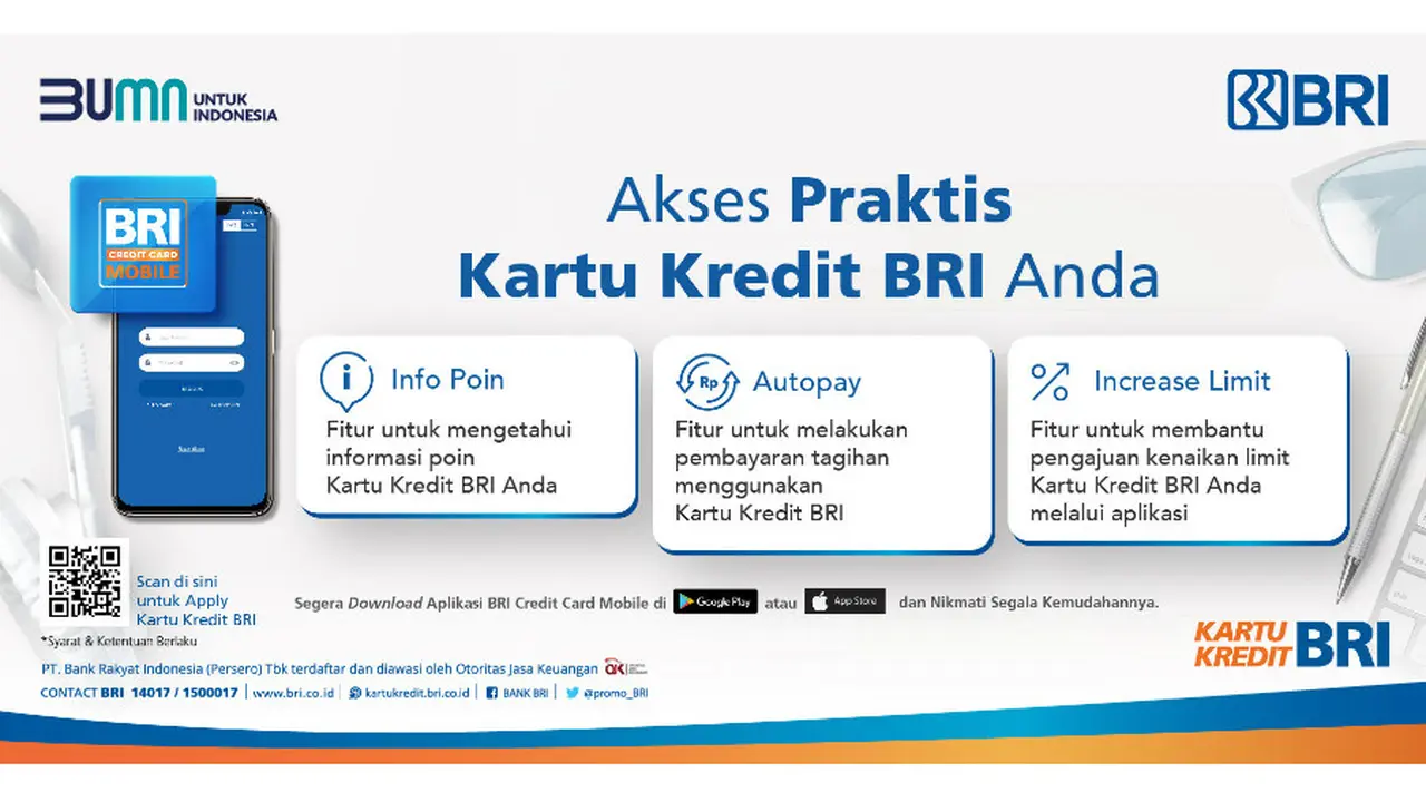 Akses kartu kredit BRI