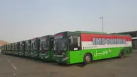 Jemaah Indonesia akan kembali mendapatkan layanan bus shalawat pada musim haji 1440H/2019M. Dok Kemenag