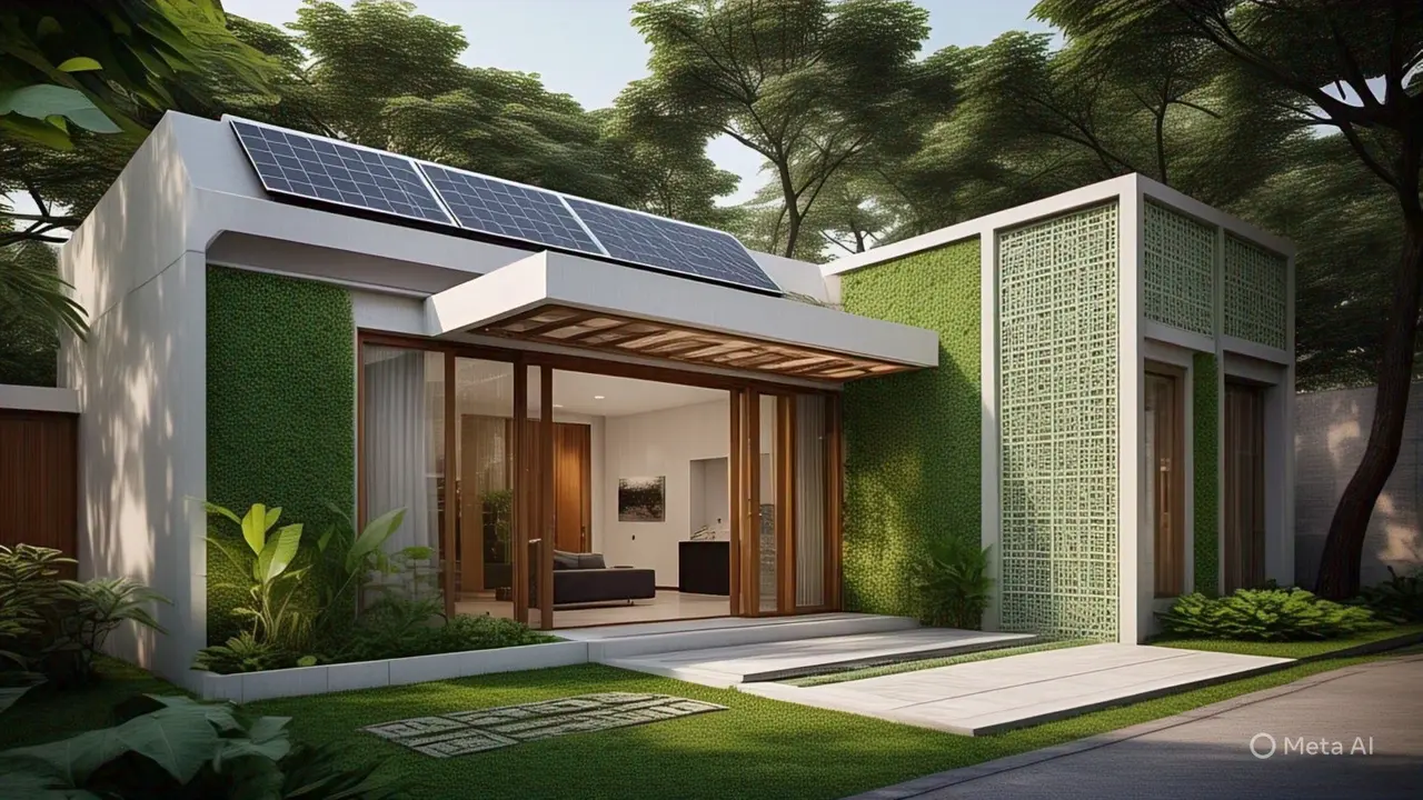 Desain Rumah Islami Sejuk di Tengah Kota