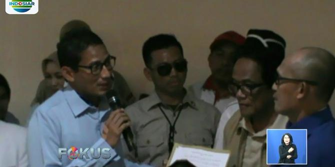 Kampanye di Makassar, Sandiaga Ajak Milenial Kreatif Buka Lapangan Kerja