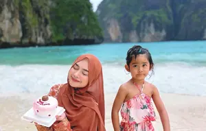 Ria Ricis Ceritakan Pengalaman Moana Menikmati Laut Saat Rayakan Ulang Tahun di Thailand