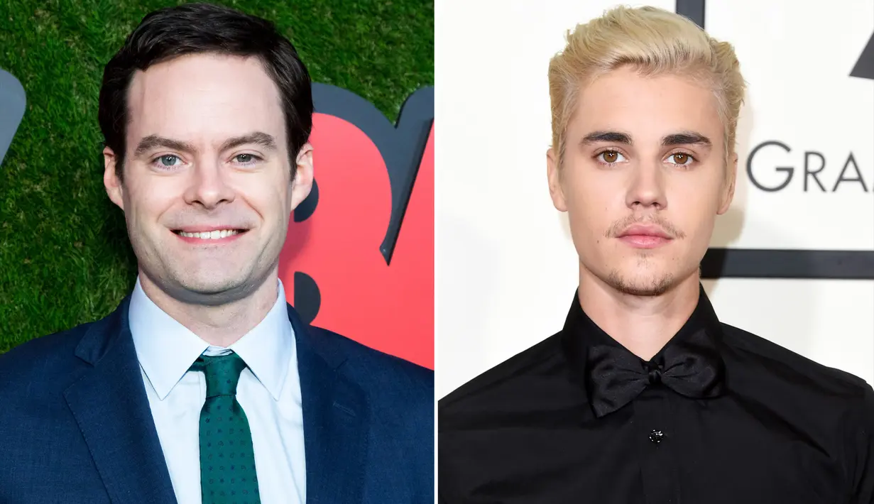 Bill Harder nggak suka dengan sikap Justin Bieber saat berada di The Howard Stern Show. Ia hadir dengan 20 pengawalyang  bertugas membawa pizza dan minuman untuk Bieber. (Greg Doherty/Patrick McMullan/Getty; Jason Merritt/Gett/People)