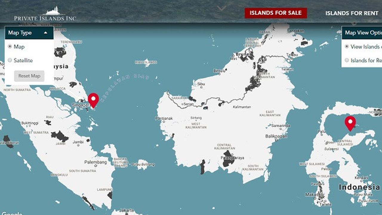Pulau RI dijual online (privateislandsonline.com)