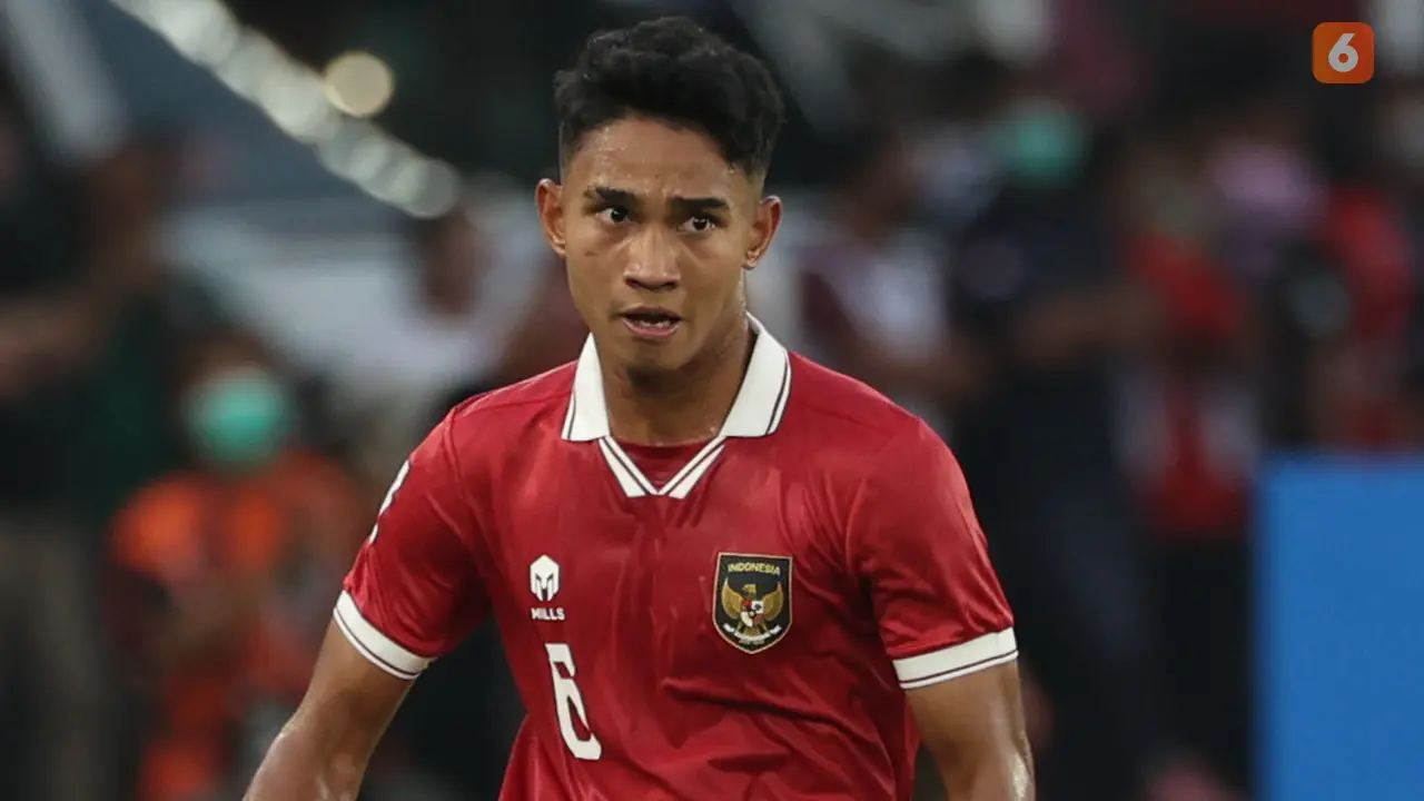 Pemain Timnas Indonesia Marselino Ferdinan