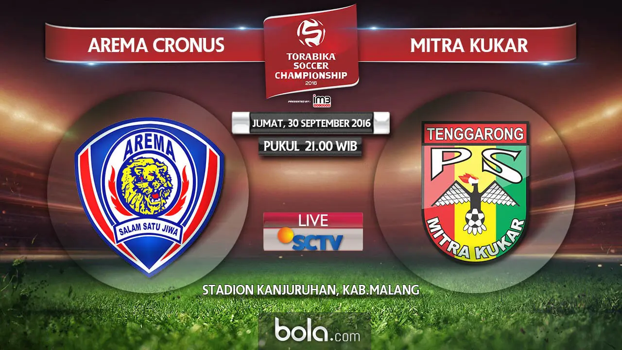 Arema Cronus vs Mitra Kukar