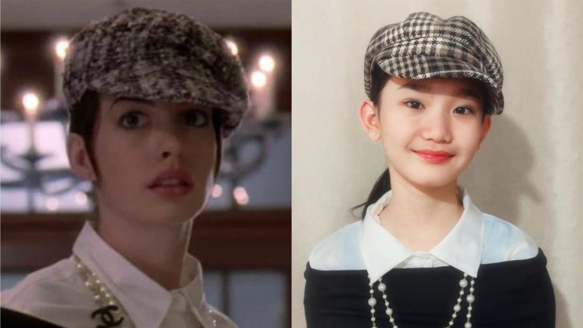 Gaya Totalita Bilqis, Anak Ayu Ting-Ting Cosplay Andrea Sachs Devil Wears Prada di Pesta Kostum