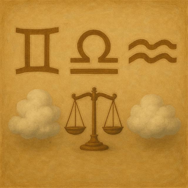 Air Signs: Gemini, Libra, Aquarius