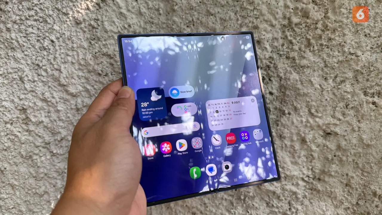 Samsung Galaxy Z Fold7. Liputan6.com/Iskandar