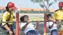 Citizen6, Surabaya: Seleksi garjas meliputi lari dengan jarak tempuh 2400 meter selama 12 menit, Pull Up, Sit Up, dan Push Up  selama 1 menit, yang digelar di lapangan Laut Seram Kesatrian Bumimoro Kobangdikal, Surabaya. (Pengirim: Kobangdikal).