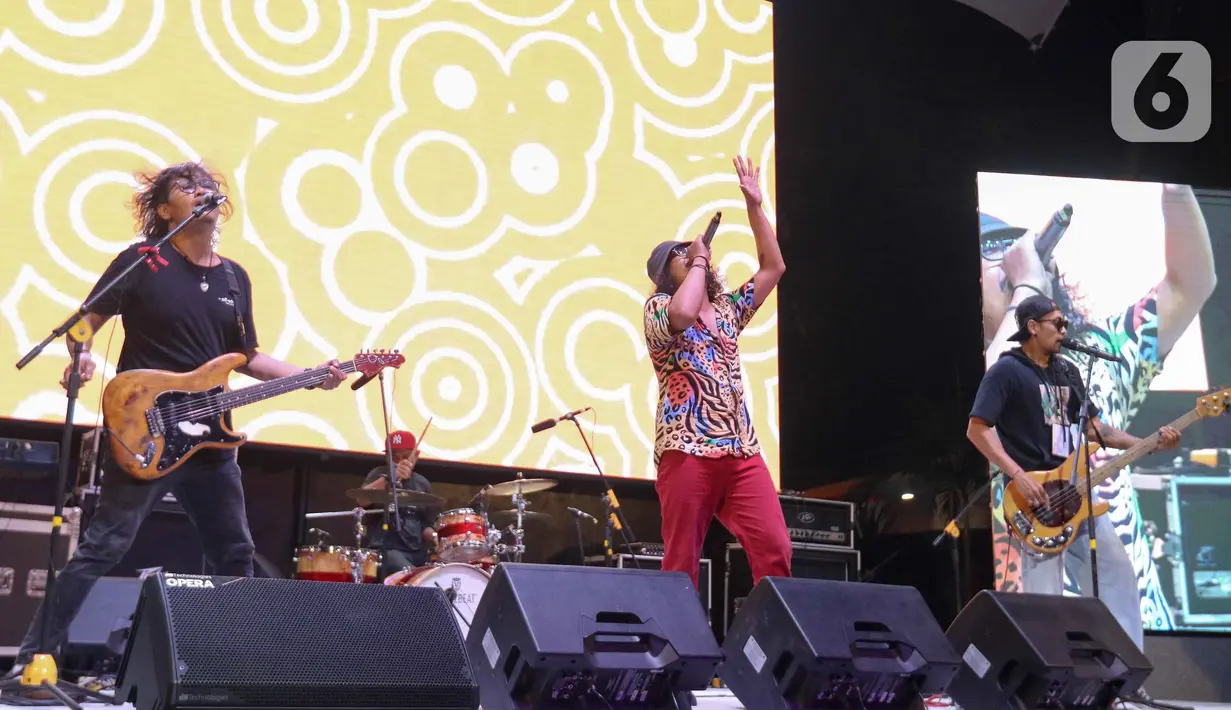 All You Can Hear Gigs merupakan festival musik yang mengusung tema True Friends Forever, yakni dengan menampilkan suasana akrab dan hangat yang membuat penonton dan pengisi acara bebas berinteraksi. (Liputan6.com/Herman Zakharia)