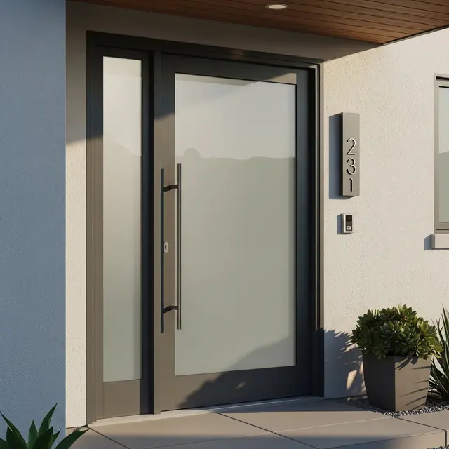 Gambar Pintu Aluminium Rumah Minimalis