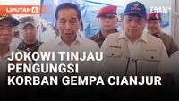 Tinjau Korban Gempa Cianjur, Jokowi Pastikan Bantuan Rp 50 Juta