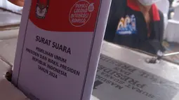 KPU Kota Tangerang menggelar simulasi real time atau waktu yang sebenarnya. (merdeka.com/Arie Basuki)