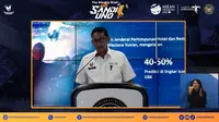 Menteri Pariwisata dan Ekonomi Kreatif atau Menparekraf Sandiaga Uno dalam "The Weekly Brief with Sandi Uno" pada Senin, 15 Mei 2023. (Tangkapan Layar YouTube)