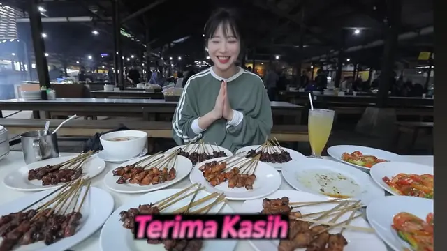 Tzuyang kunjungi Indonesia. (Tangkapan layar YouTube/ tzuyang)
