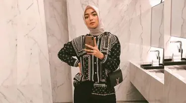 Gaya OOTD Citra Kirana yang Mantap Berhijab, Cantik dan Modis