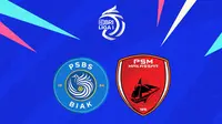 BRI Liga 1 - PSBS Biak Vs PSM Makassar (Bola.com/Adreanus Titus)