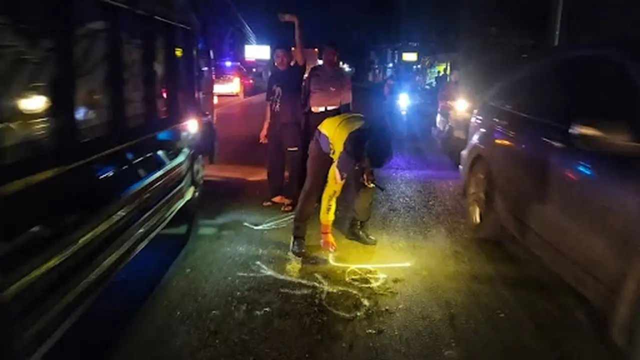 Lokasi Tabrak Lari Pelajar SMA yang Meninggal Dunia di Jalan Raya Cikukulu, Kampung Cisande, Desa Cisande, Kecamatan Cicantayan, Kabupaten Sukabumi.