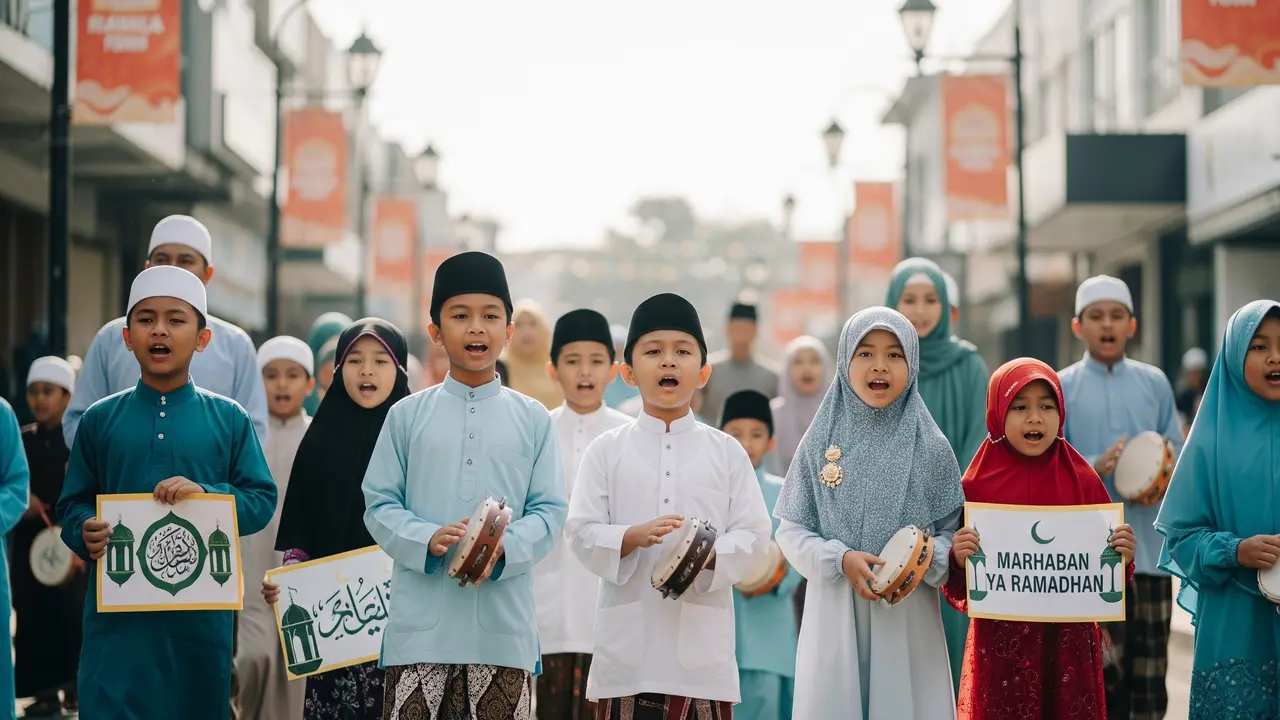 15 Yel Yel Ramadhan Penuh Semangat, Bikin Puasa Makin Ceria
