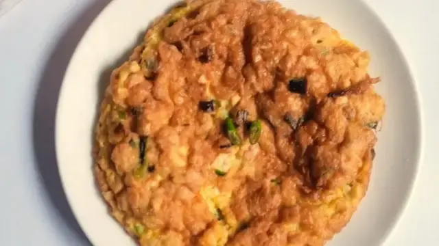 Resep omelet tempe. (dok. Cookpad @Wati_9456228)