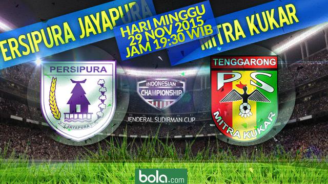 Persipura Jayapura vs Mitra Kukar.