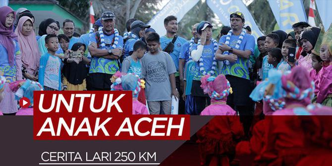VIDEO: Cerita Lari 250 KM untuk Anak-Anak Aceh