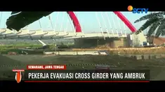 Agar evakuasi berjalan lancar, pelaksana proyek akan menambah satu unit crane di lokasi kejadian.