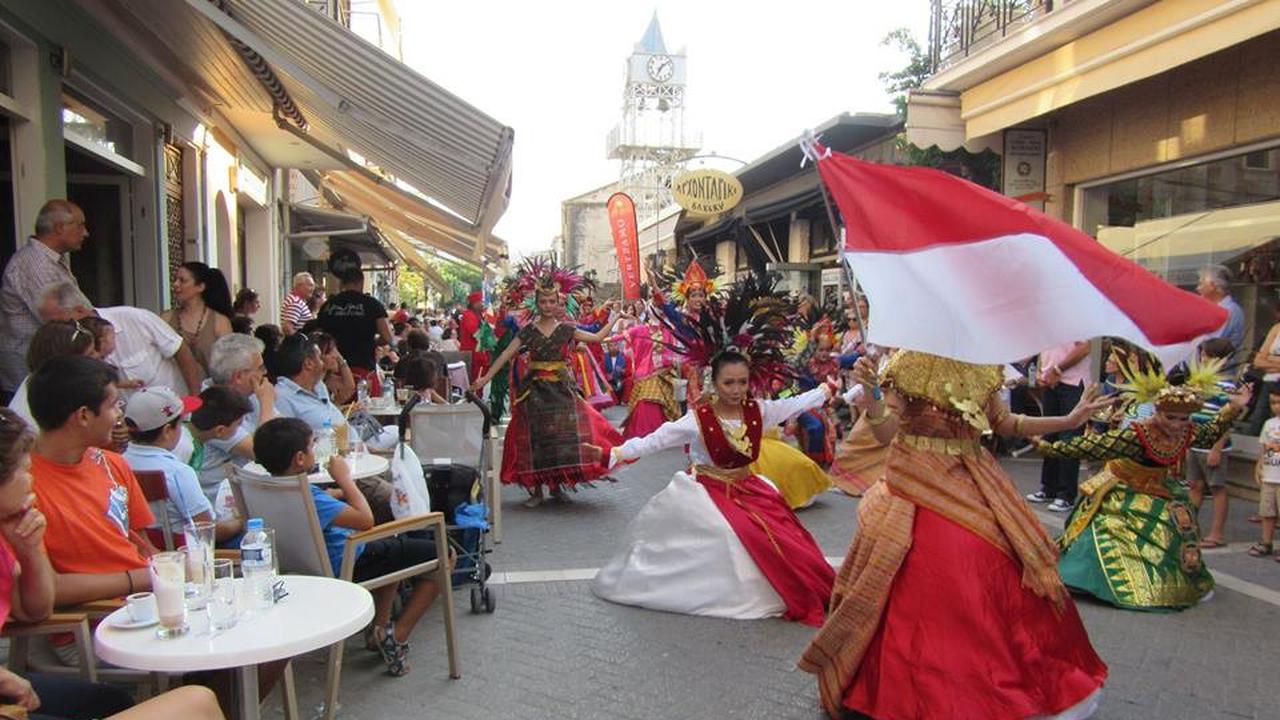 Penampilan Ayodya Pala di Yunani. (Dokumentasi KBRI Athena)