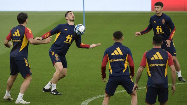 Latihan Spanyol Jelang vs Norwegia di Kualifikasi EURO 2024