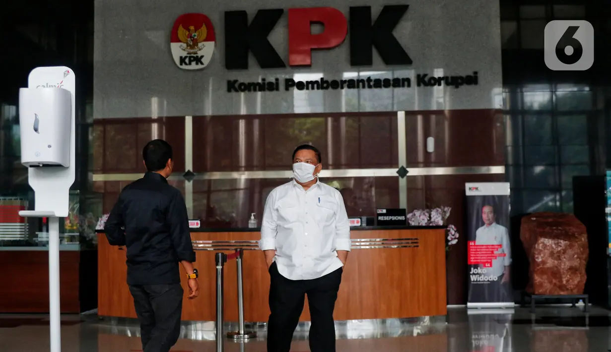 SF Hariyanto kembali diklarifikasi oleh KPK terkait Laporan Harta Kekayaan Penyelenggara Negara (LHKPN). (Liputan6.com/Angga Yuniar)